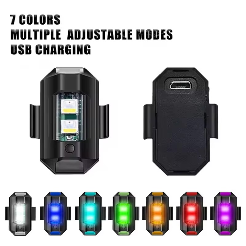 Drone Led Light - Feux stroboscopiques LED universels pour moto,