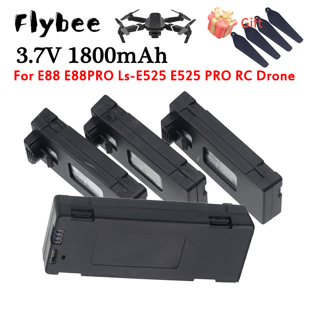 Eachine Drone E58 - Pour batterie Rechargeable E88 3.7V 1800mAh