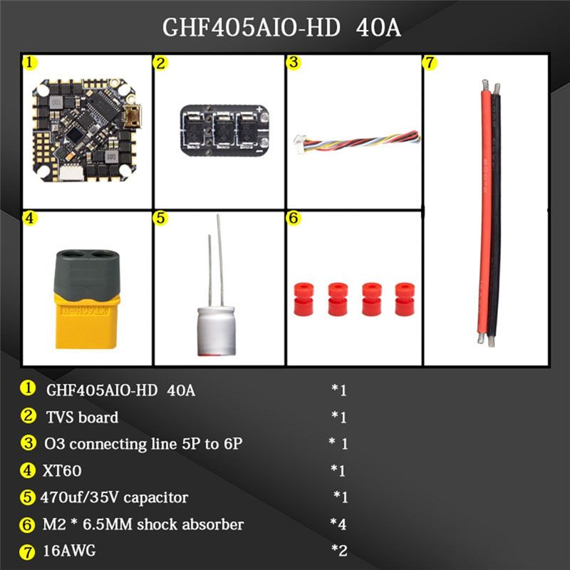 ABTI-GHF405AIO-HD 40A Contrôle - Drone Esc avis et prix