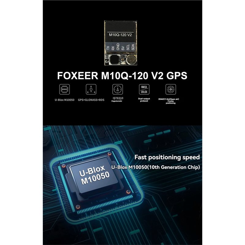 Module GPS Exquisite-M10Q-120  - Drone Compass avis et prix