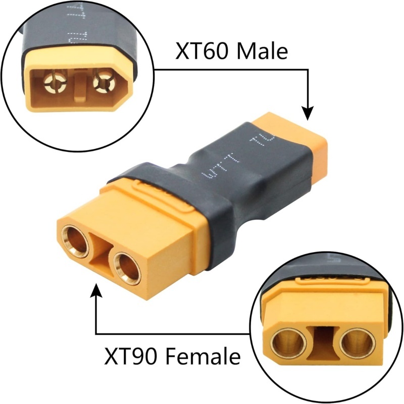 Lot de 2 adaptateurs XT90 mâle - Drone Charger avis et prix
