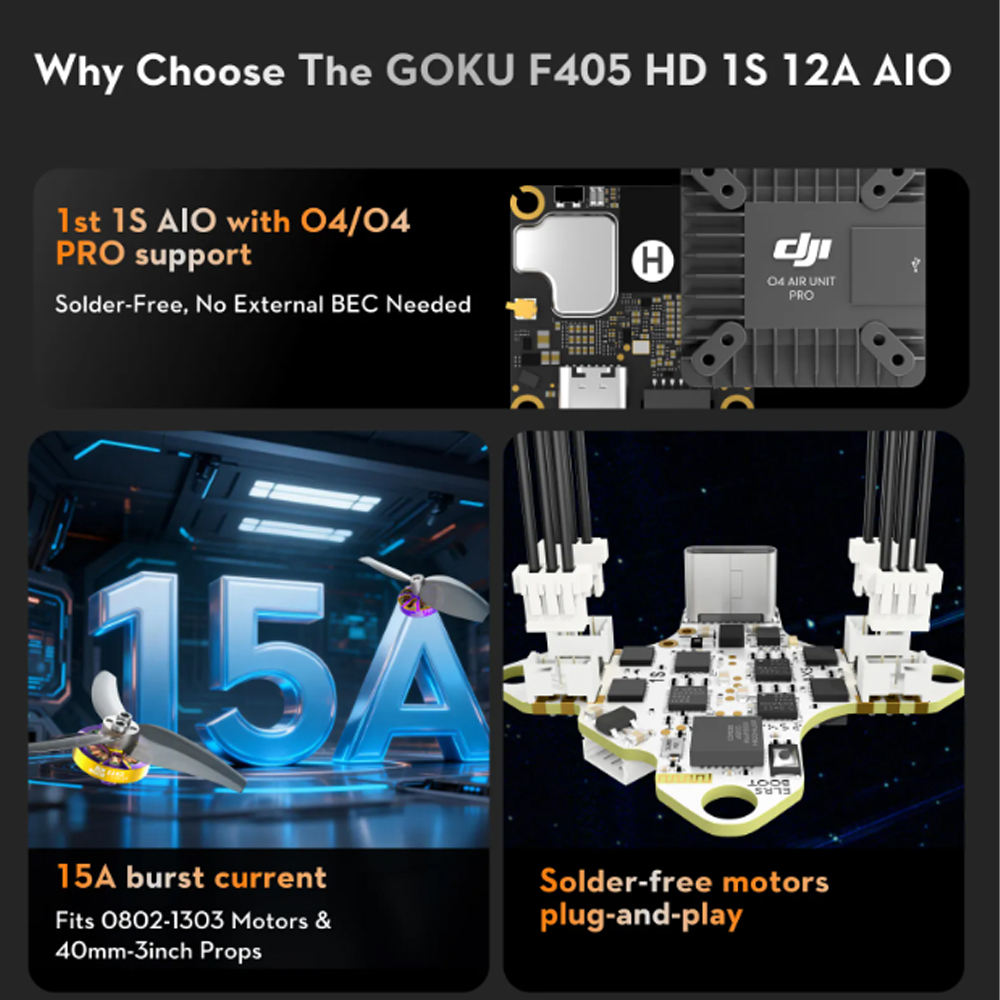 Contrôleur de vol FLYWOO GOKU  - Drone Flight Controller avis et prix
