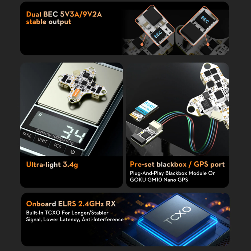 Contrôleur de vol FLYWOO GOKU  - Drone Flight Controller avis et prix